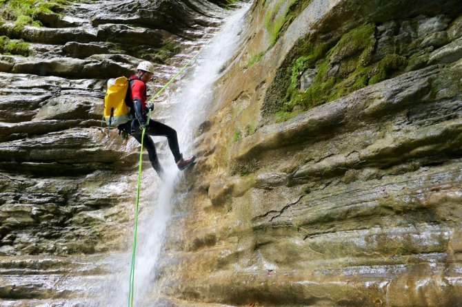 Canyoning für Abenteuerlustige
